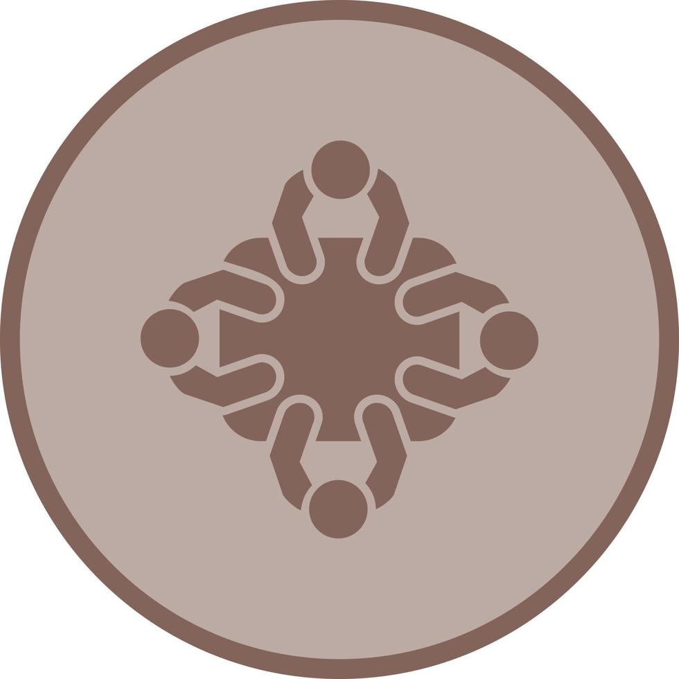 Staff Meeting Vector Icon