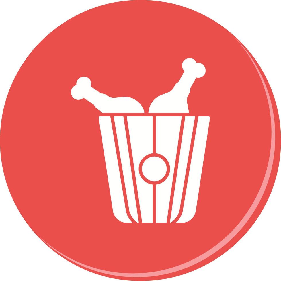 Fried Chicken Vector Icon