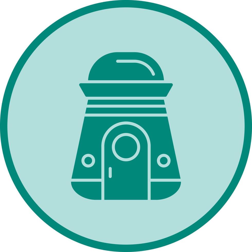 Space Capsule Vector Icon