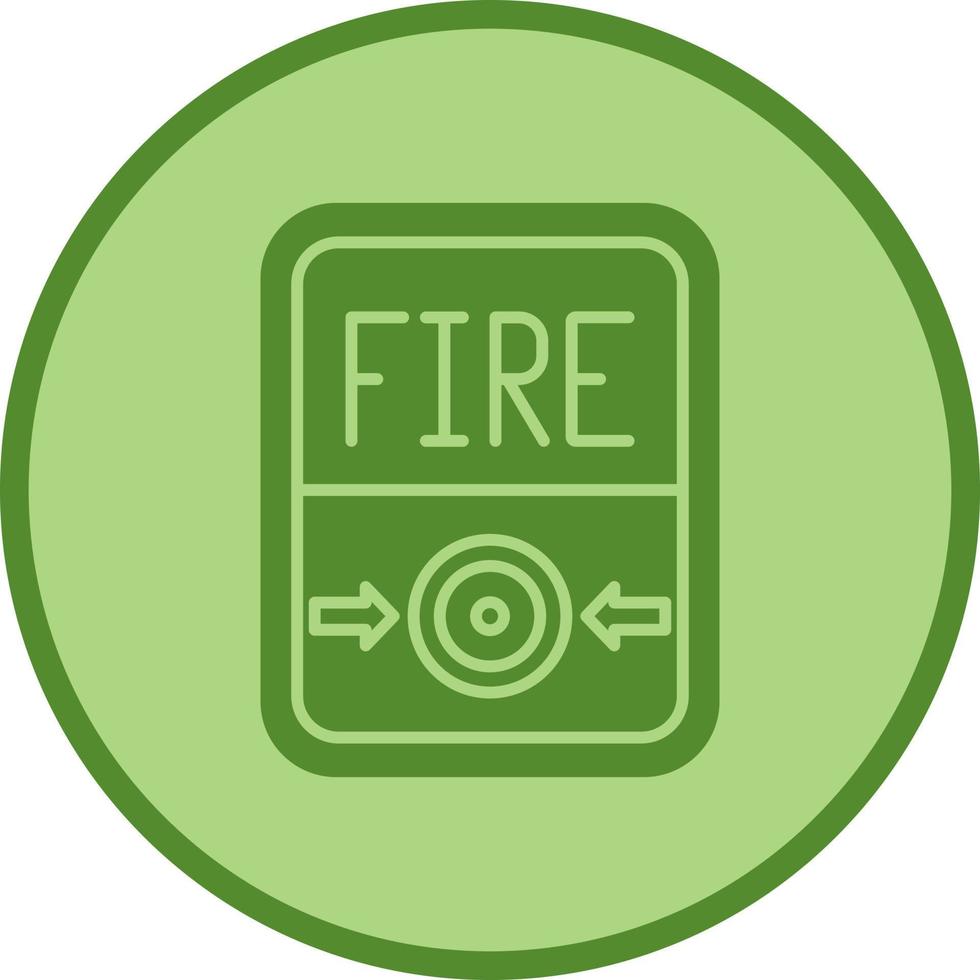Fire Button Vector Icon