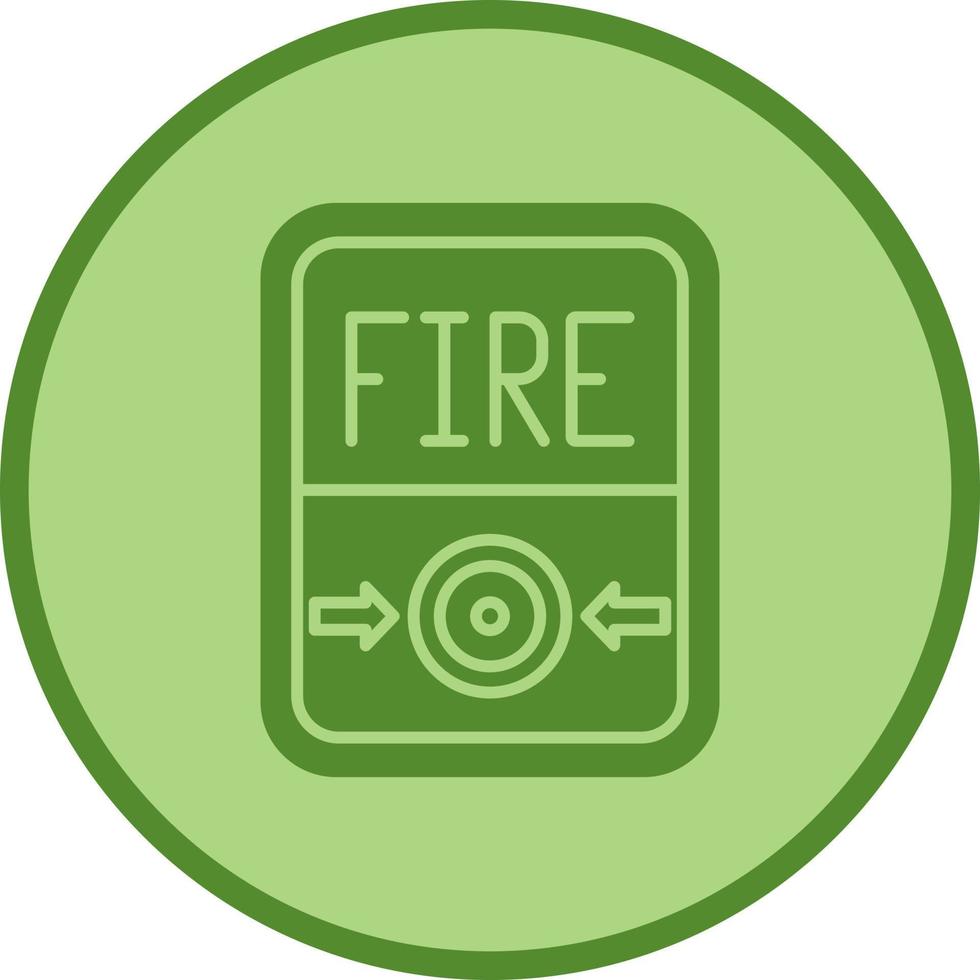 Fire Button Vector Icon