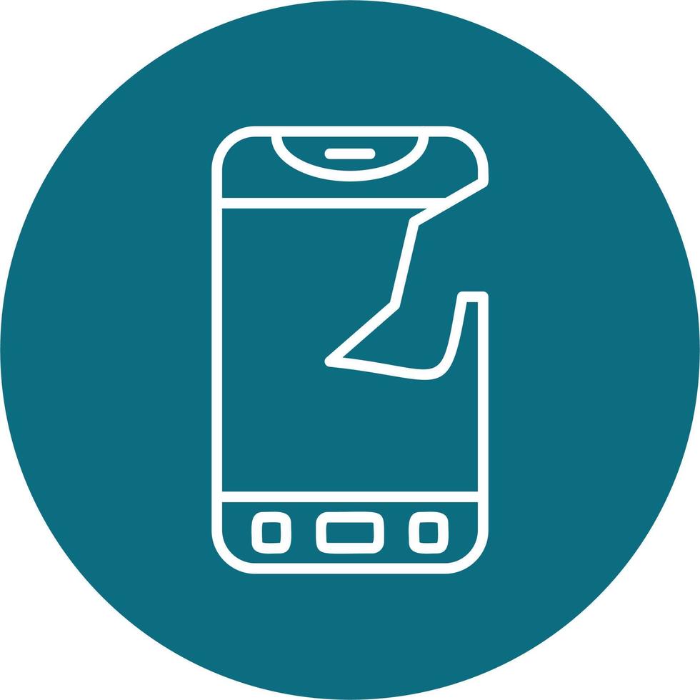 Broken Mobile Vector Icon