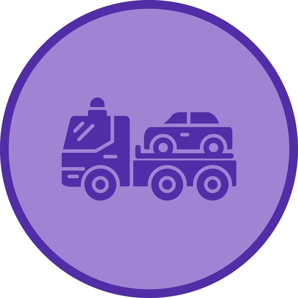 Tow Truck Vector Icon