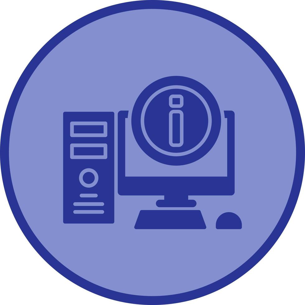 Computer Vector Icon