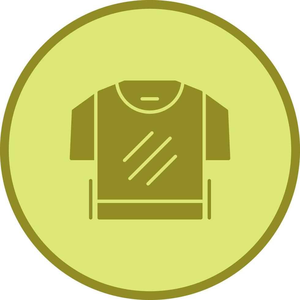 icono de vector de camiseta