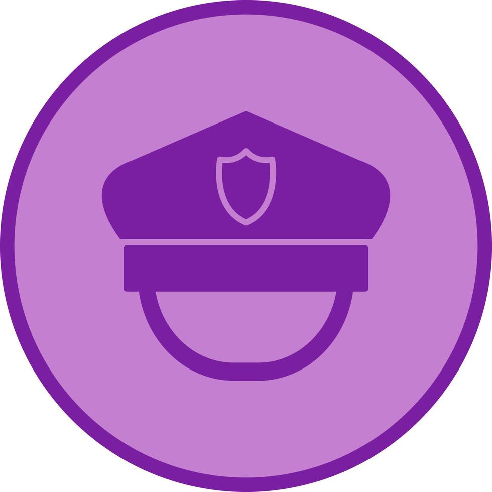 Police Hat Vector Icon