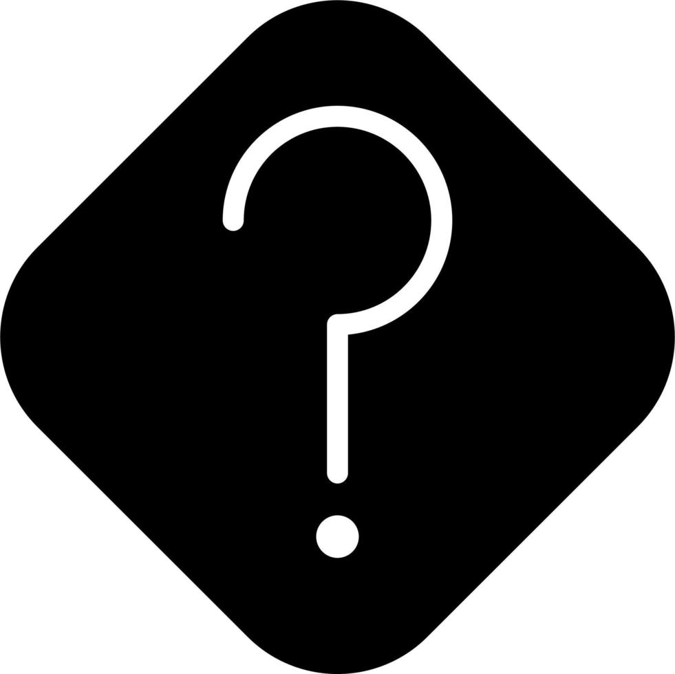 Question Mark Vector Icon