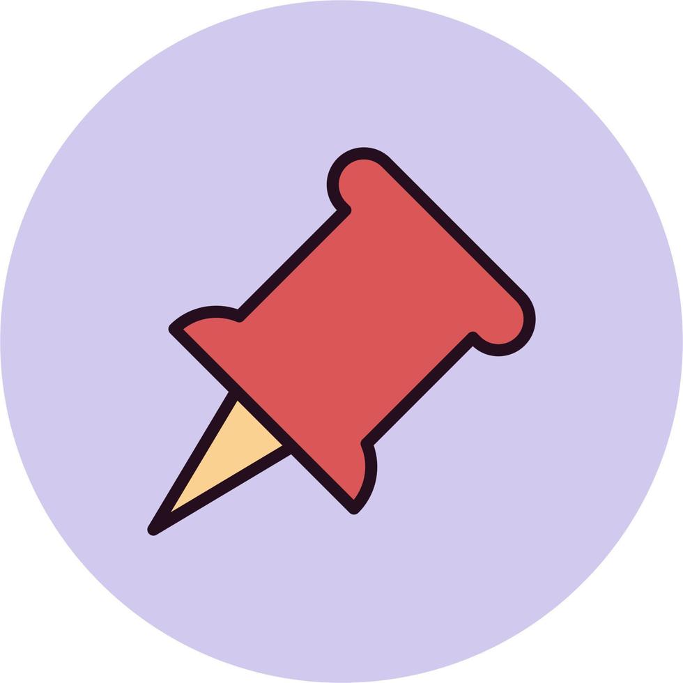 Push pin Vector Icon