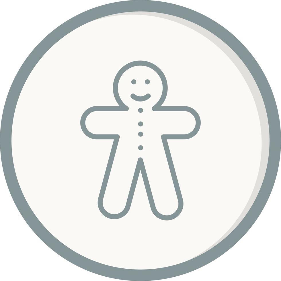 Ginger Bicuit Vector Icon