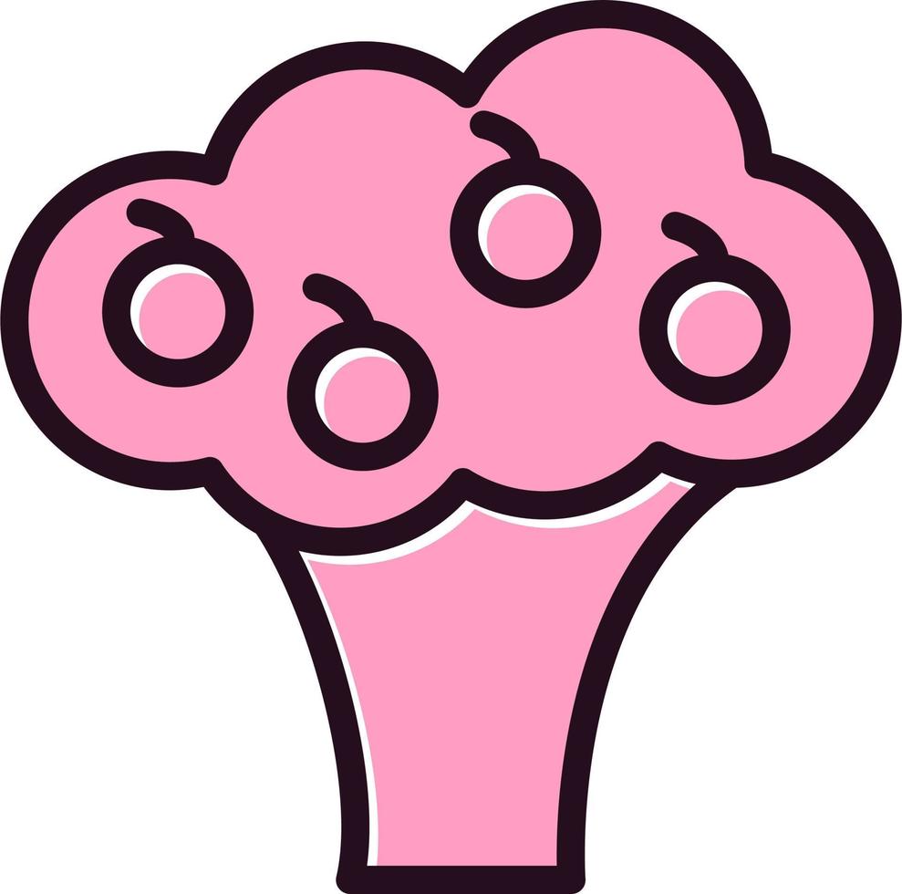 Apple tree Vector Icon