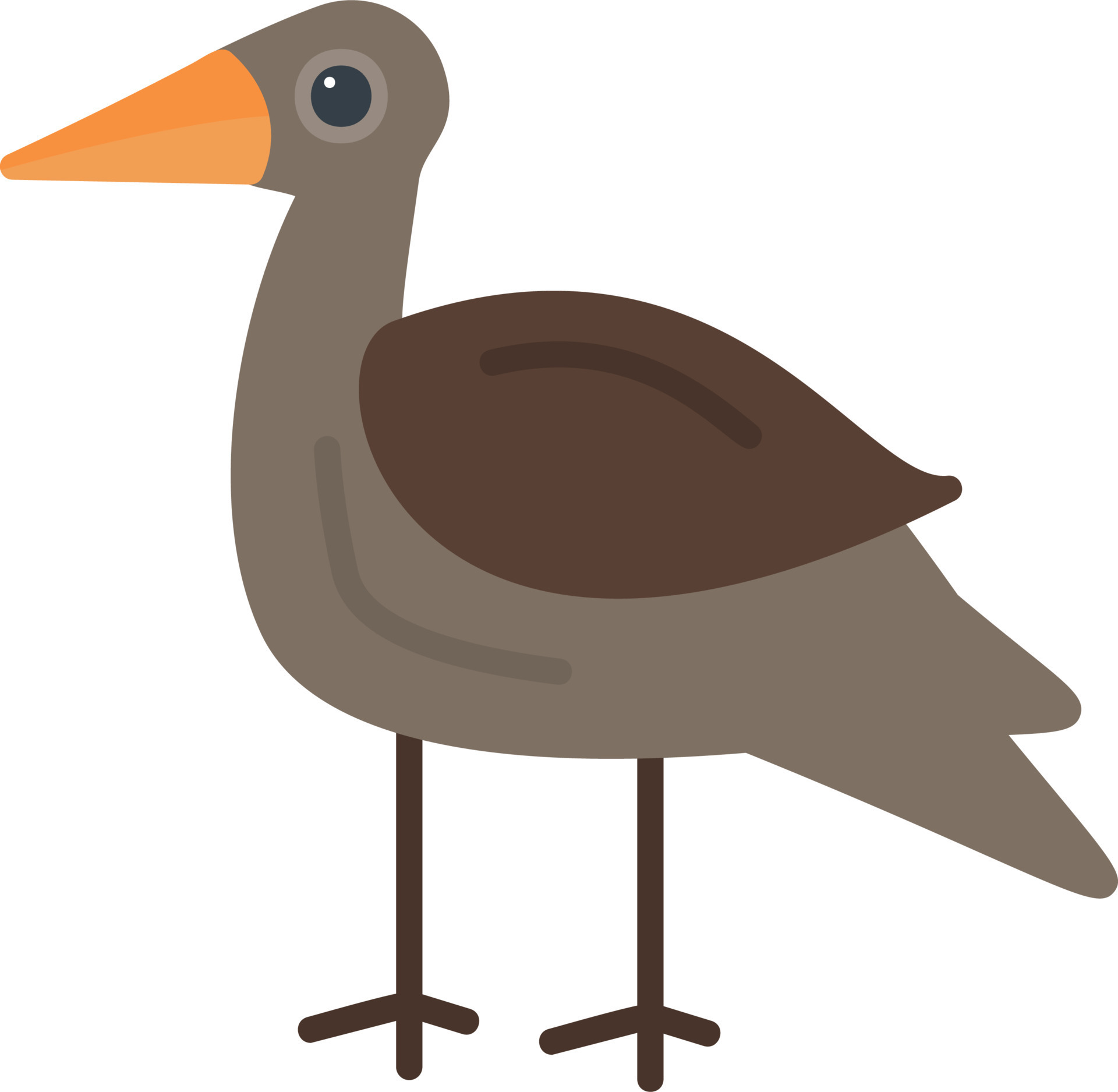 Heron Vector Icon 20761223 Vector Art at Vecteezy