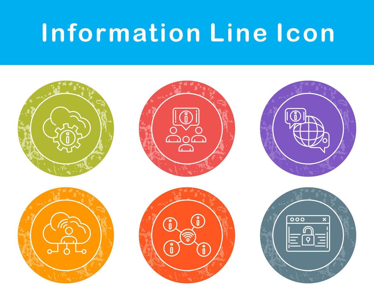 Information Vector Icon Set