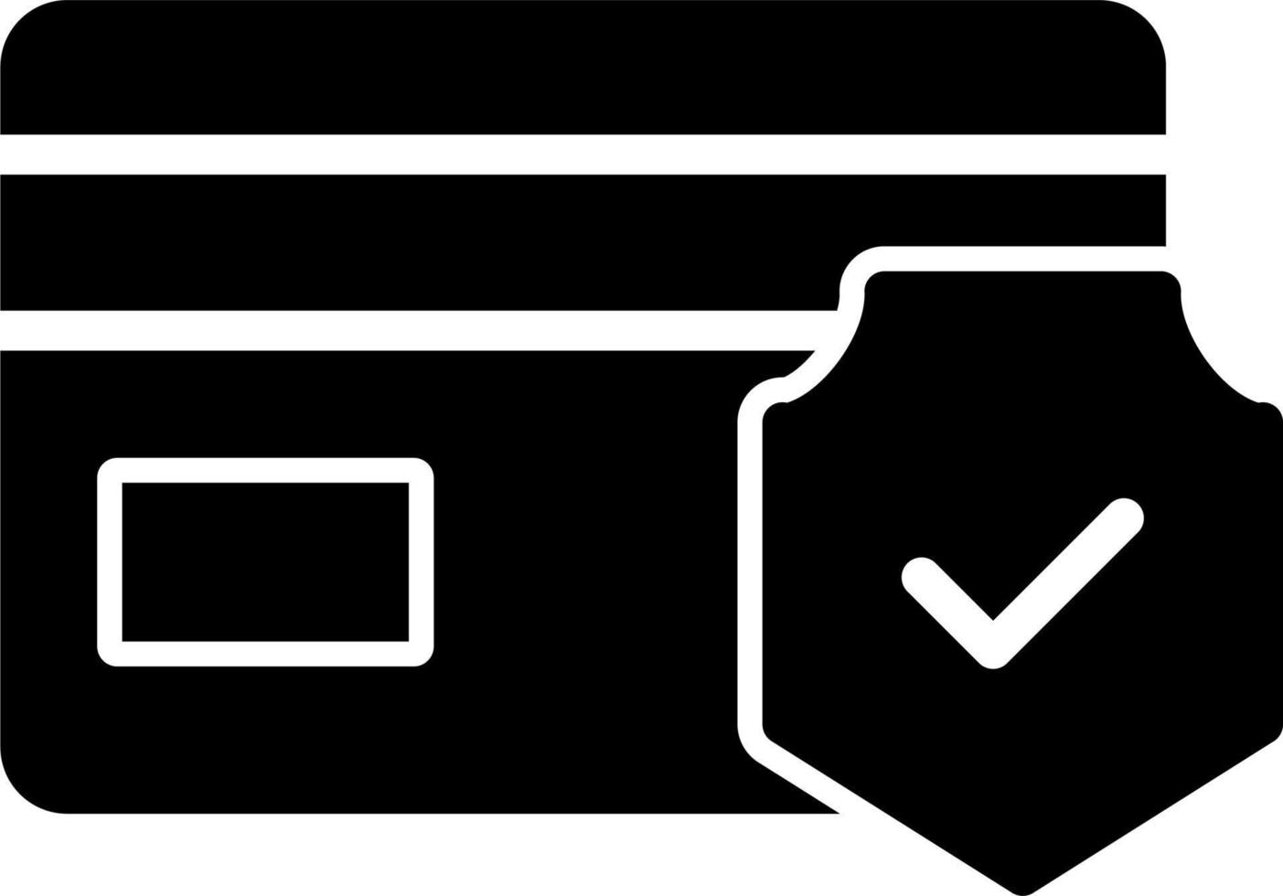 Secured Credit Card Vector Icon