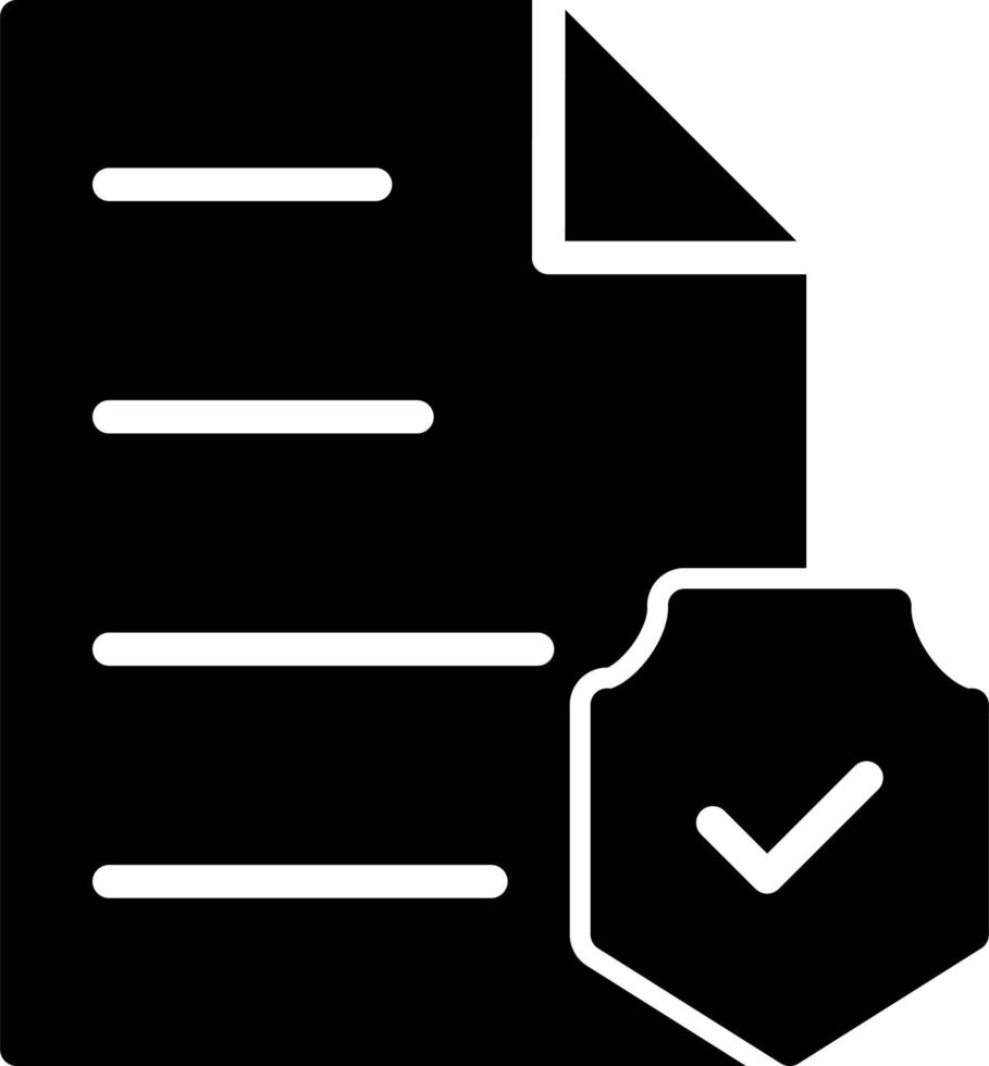 Document Encryption Vector Icon