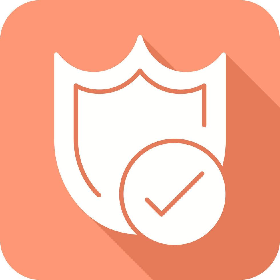 Protection Glyph Icon vector