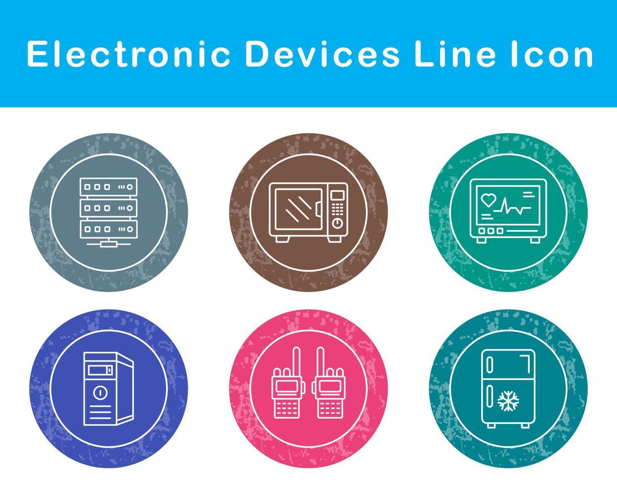 Electronic Devices Vector Icon Set