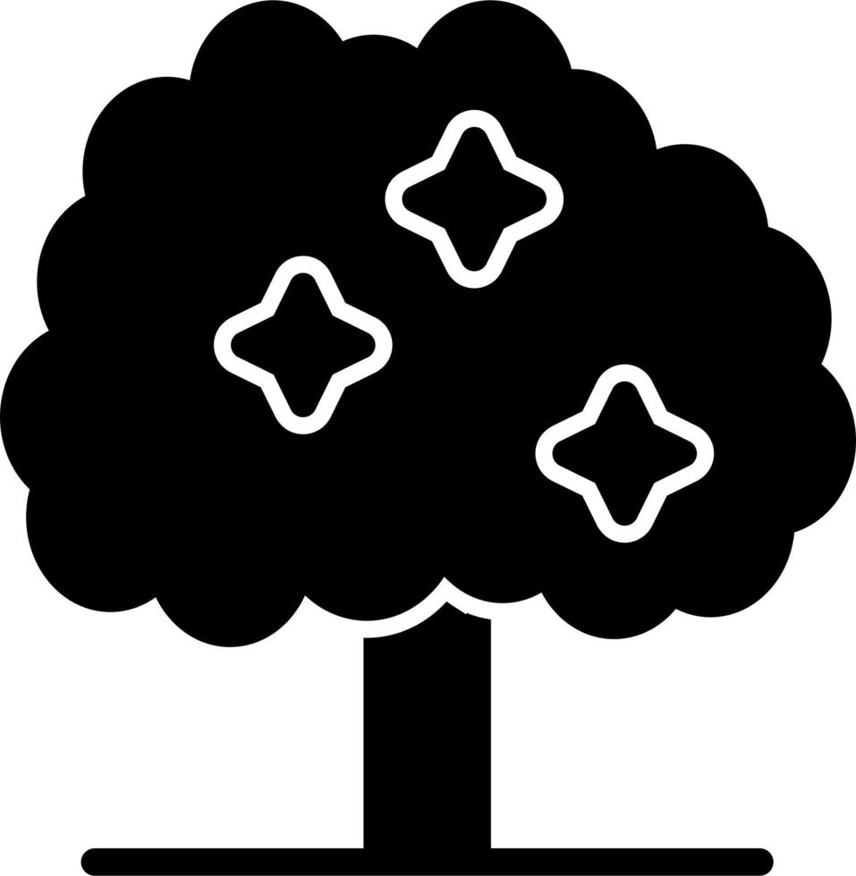 icono de vector de árbol