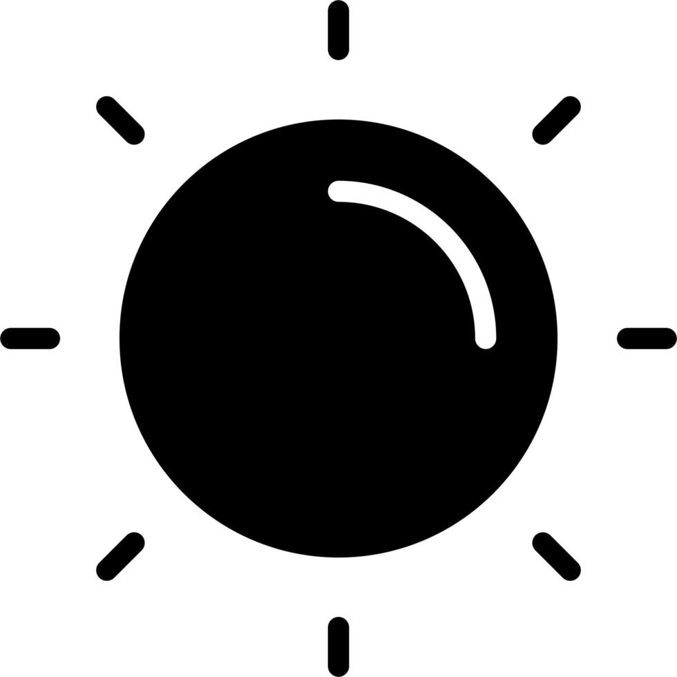 Sun Vector Icon