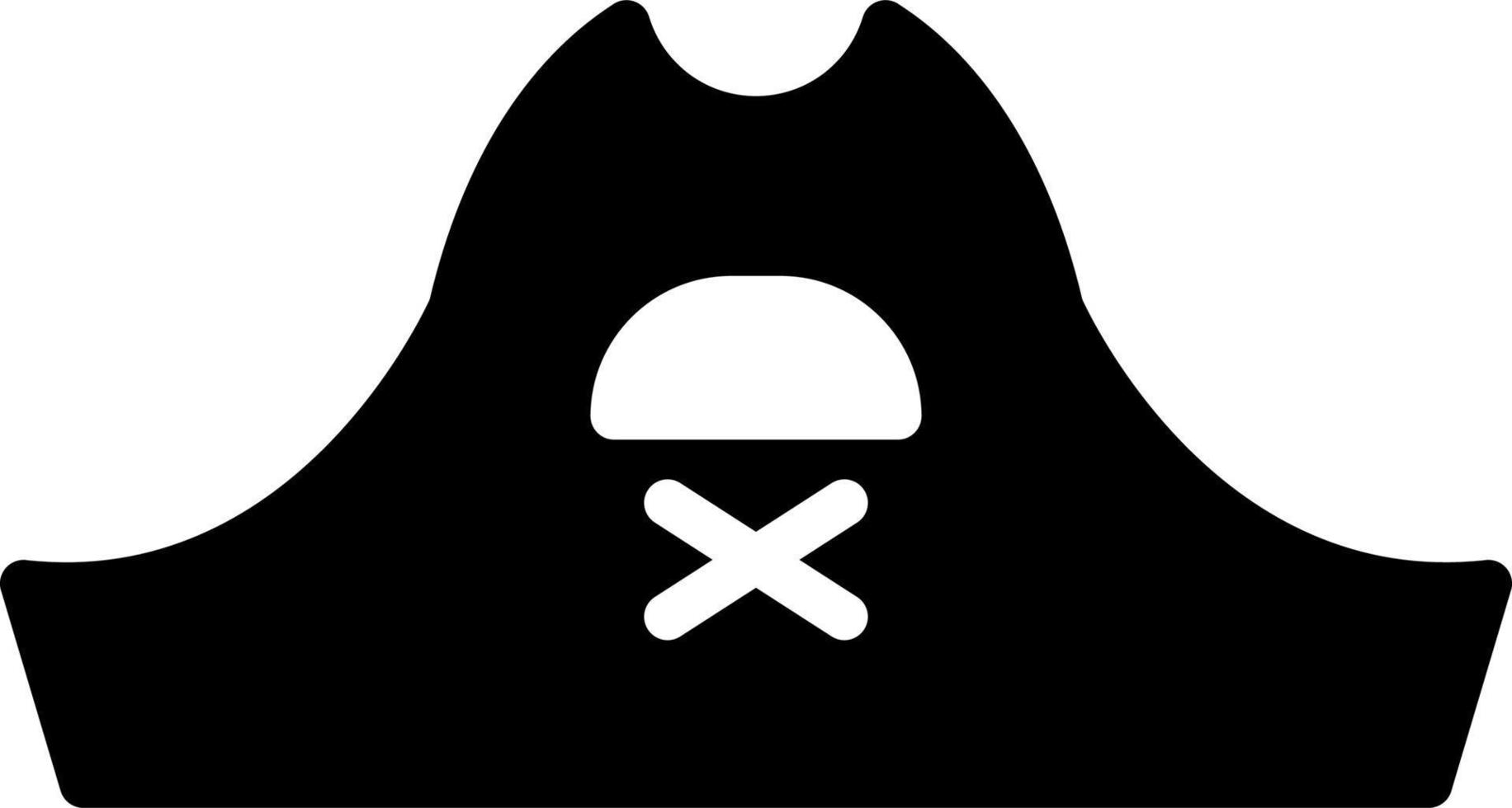 Pirate Hat Vector Icon
