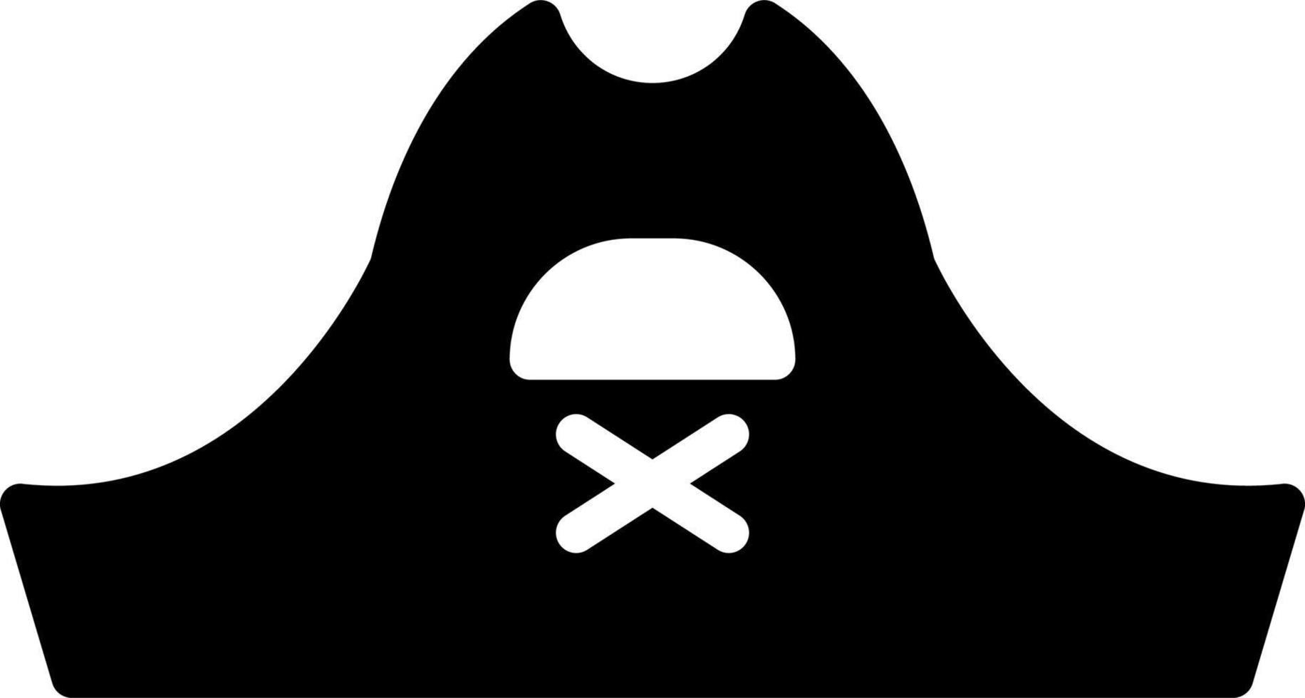 Pirate Hat Vector Icon