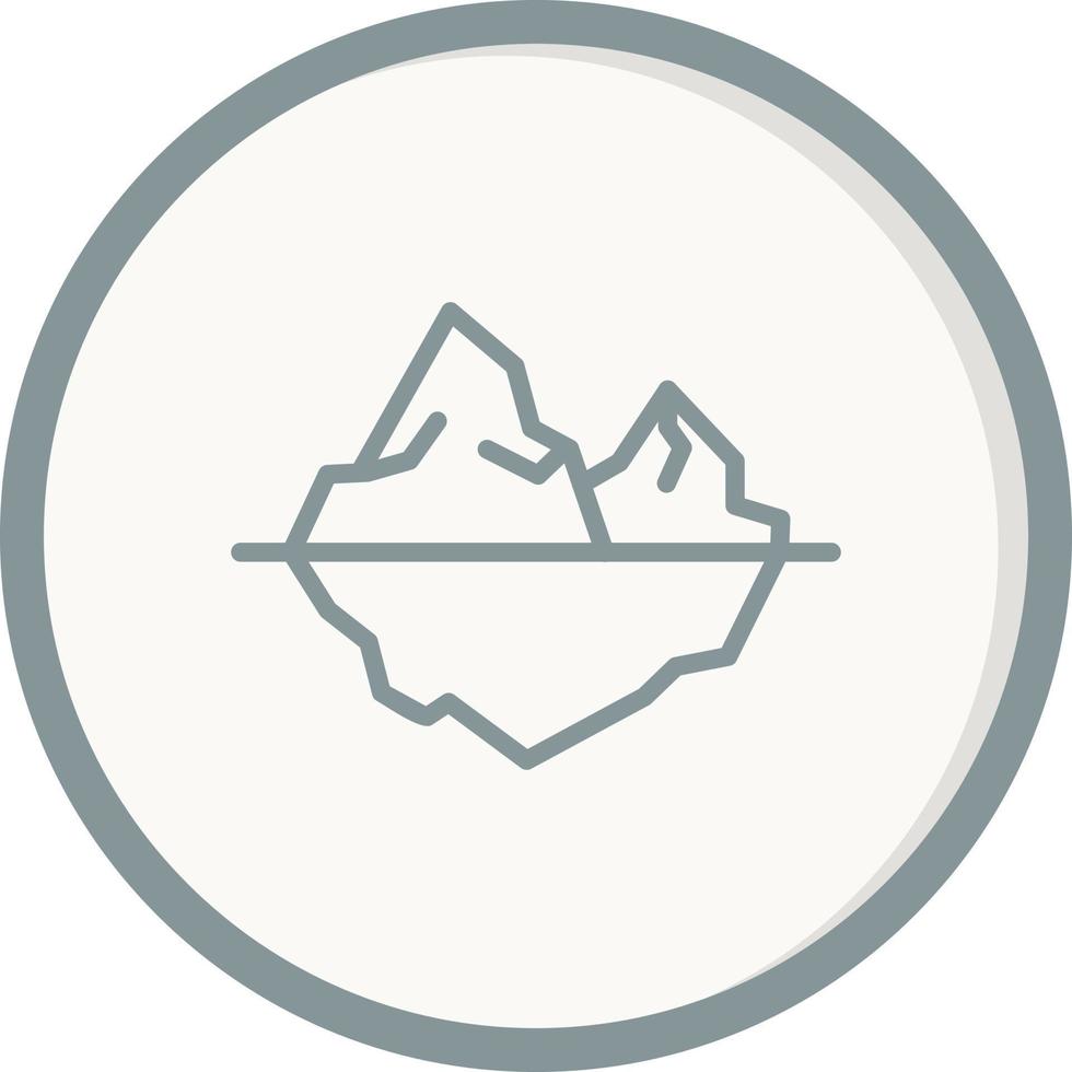 Glacier Vector Icon