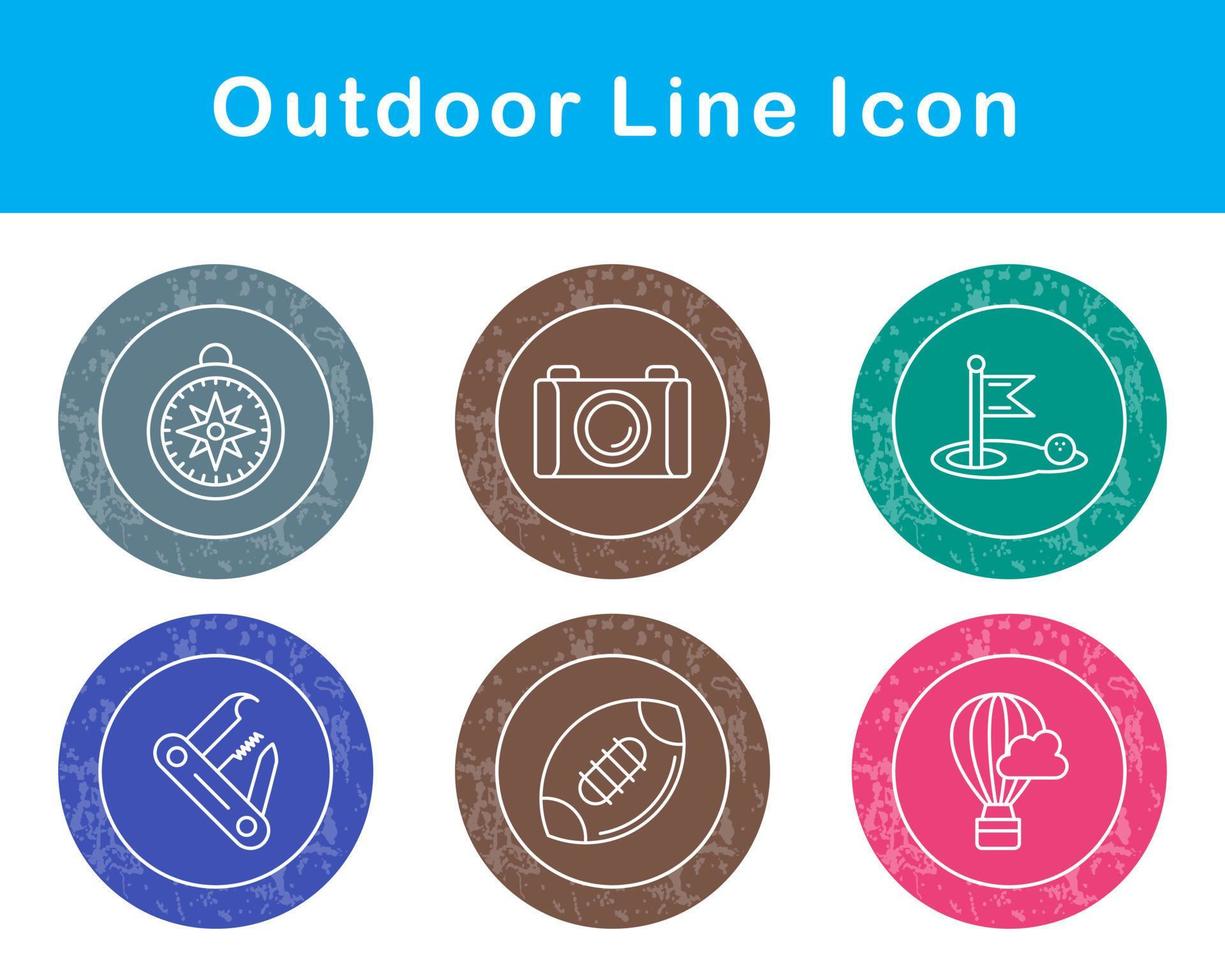 Outdoor Vector Icon Set