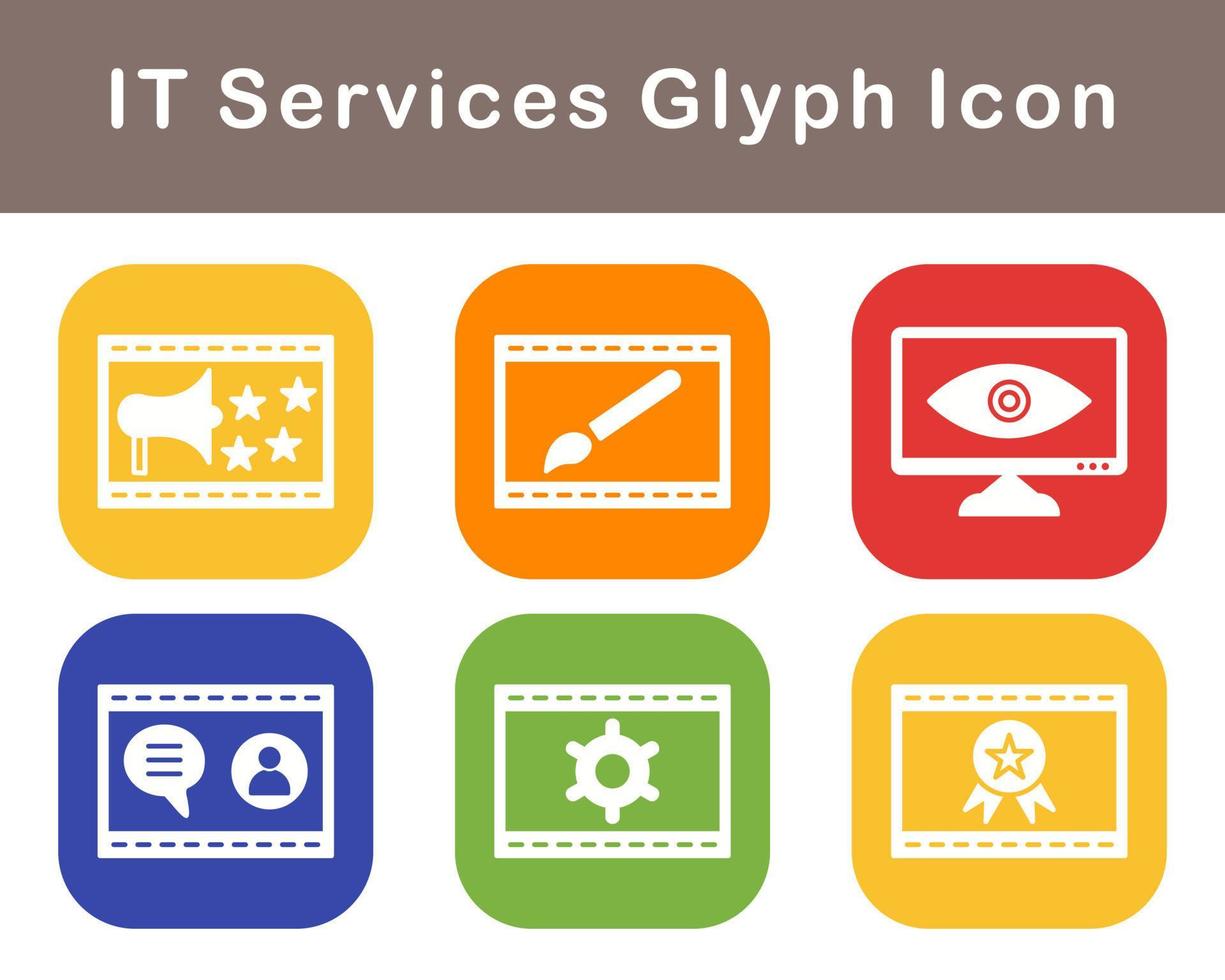 IT Services Vector Icon Set