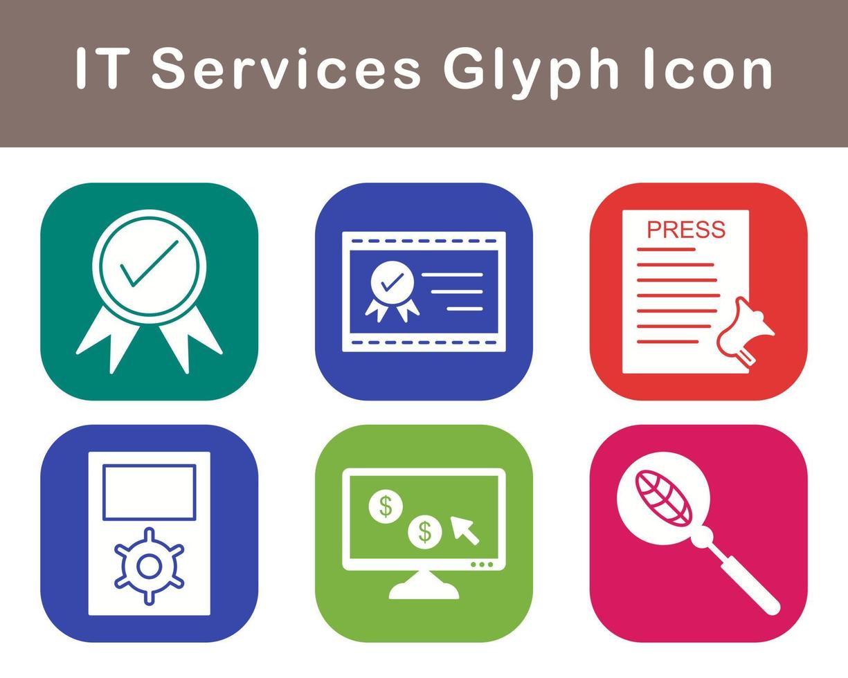 IT Services Vector Icon Set