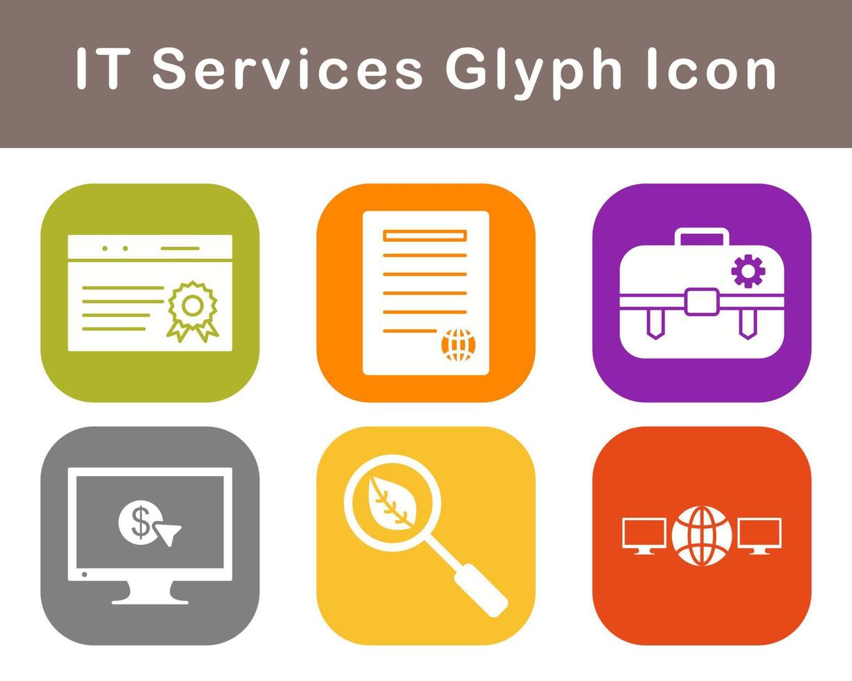 IT Services Vector Icon Set