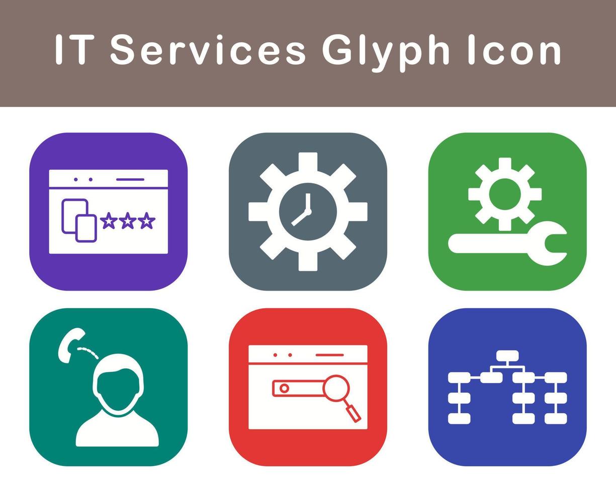 IT Services Vector Icon Set