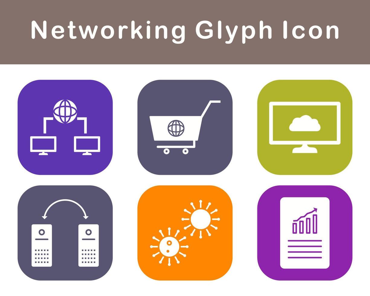 Networking Vector Icon Set