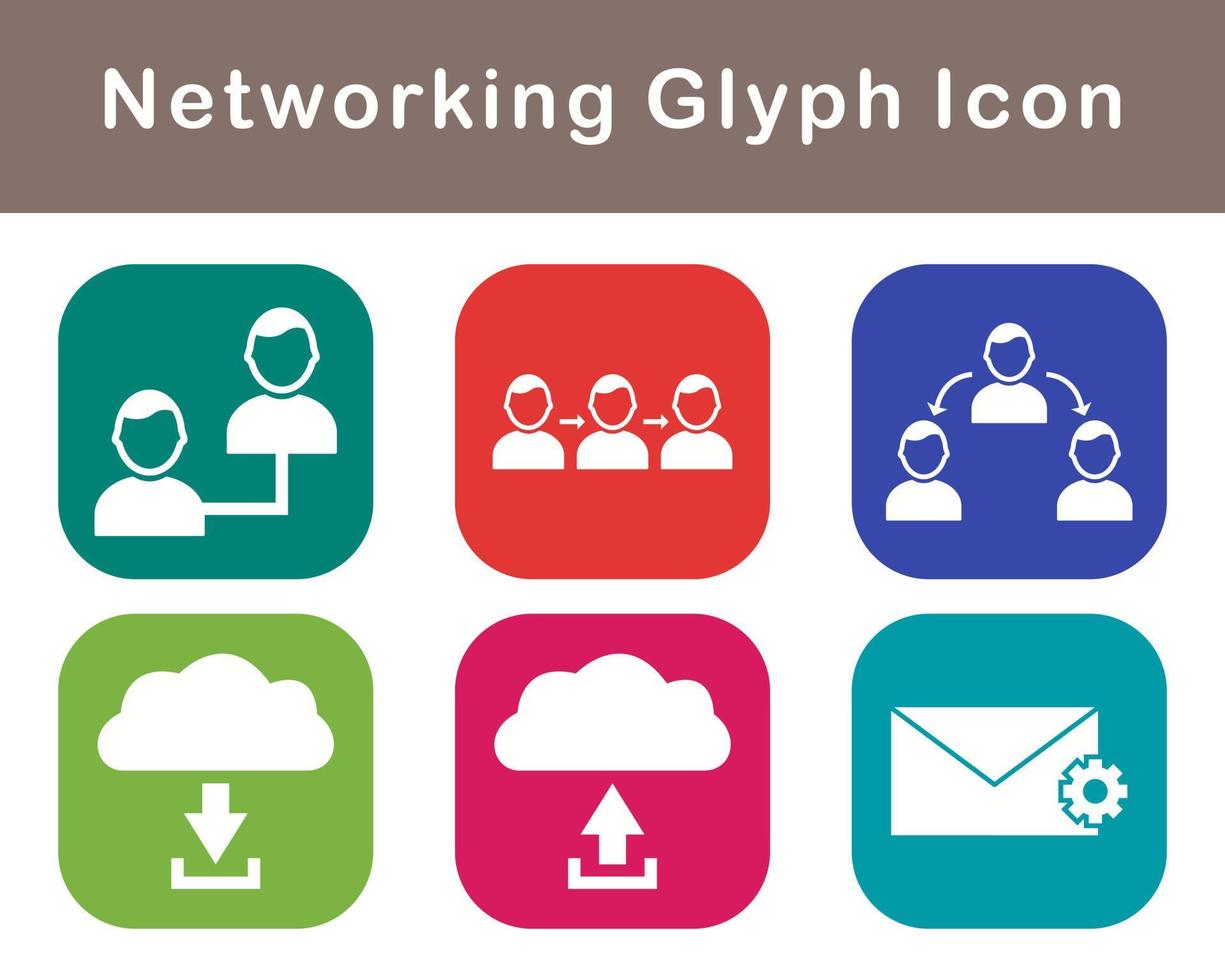 Networking Vector Icon Set