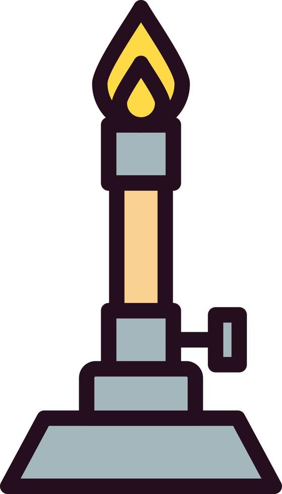 Bunsen Burner Vector Icon