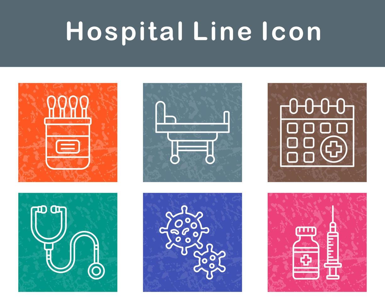 Hospital Vector Icon Set