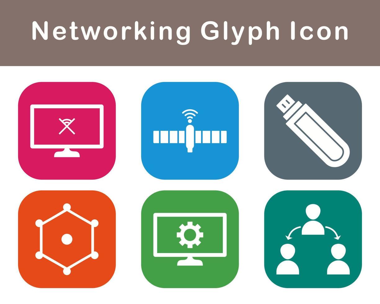 Networking Vector Icon Set