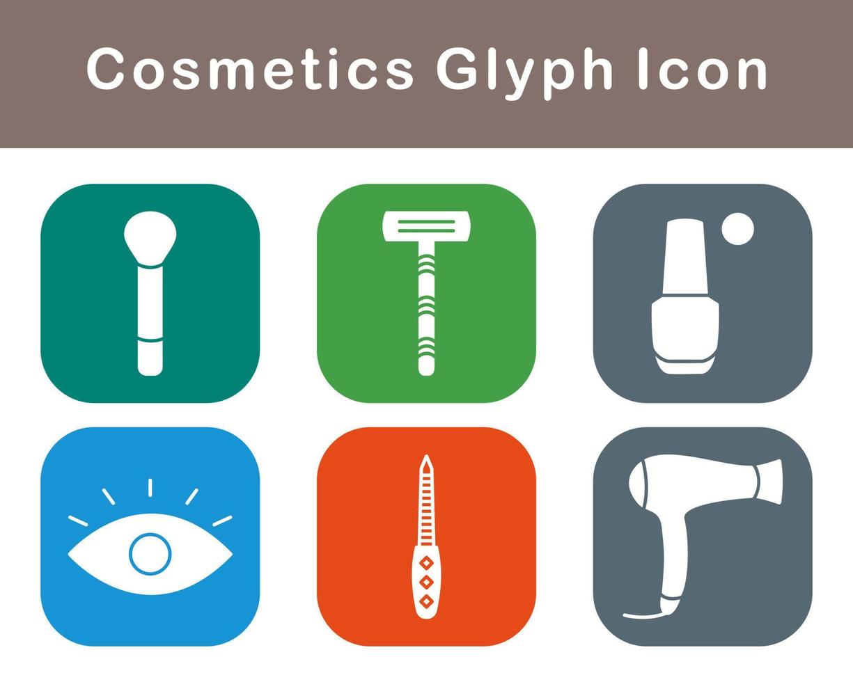 Cosmetics Vector Icon Set