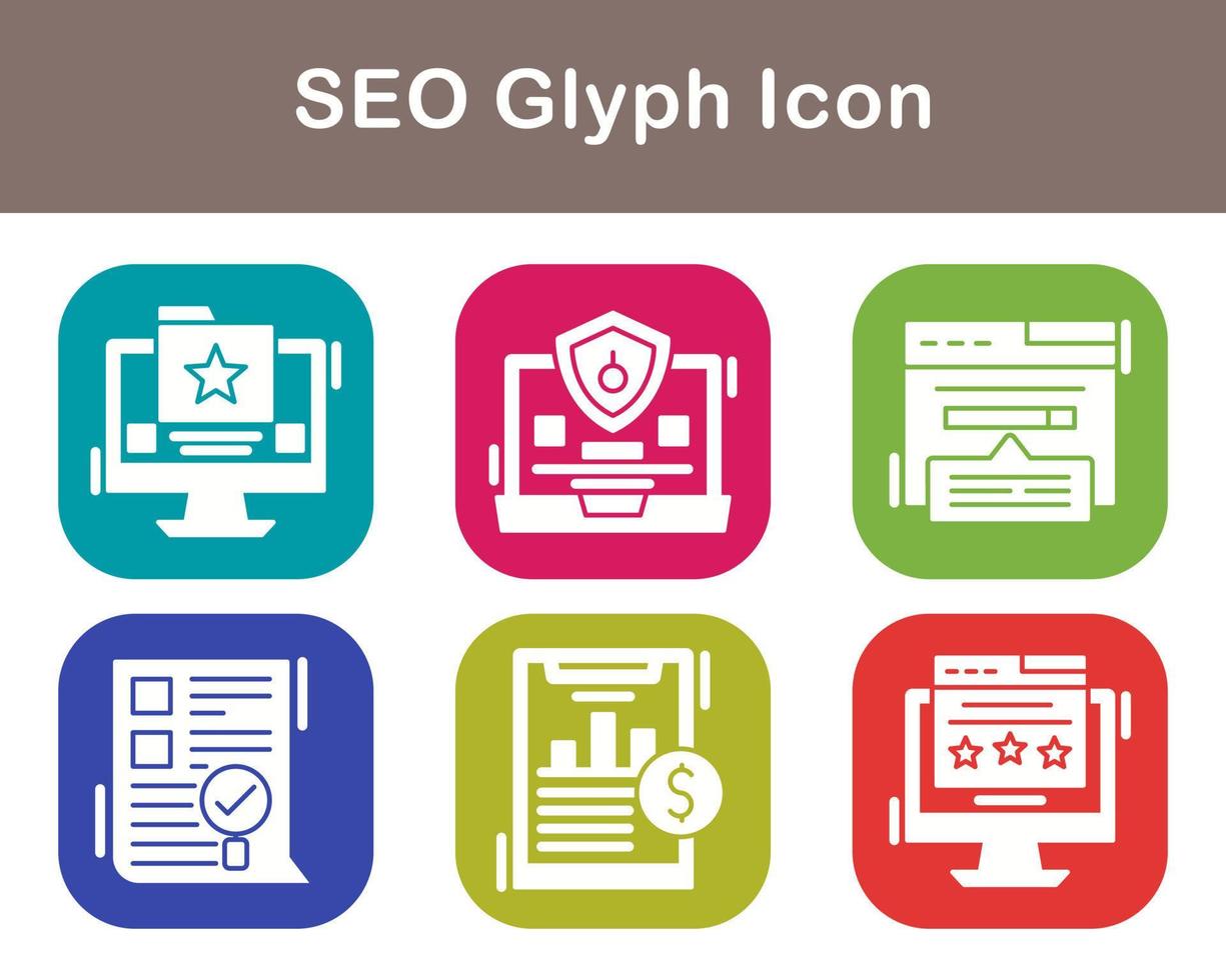 SEO Vector Icon Set