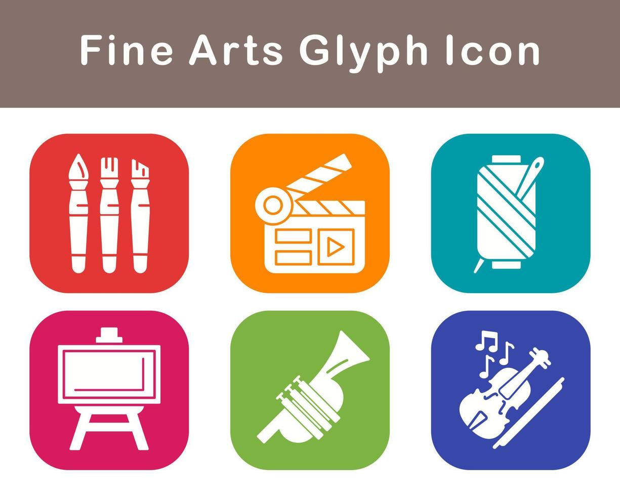 Fine Arts Vector Icon Set