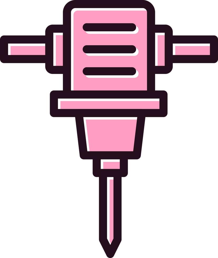 Drill Hole Machine Vector Icon