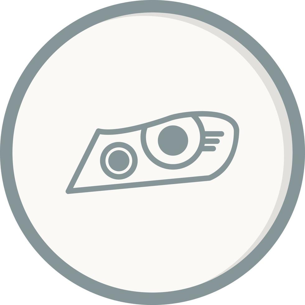 Headlight Vector Icon