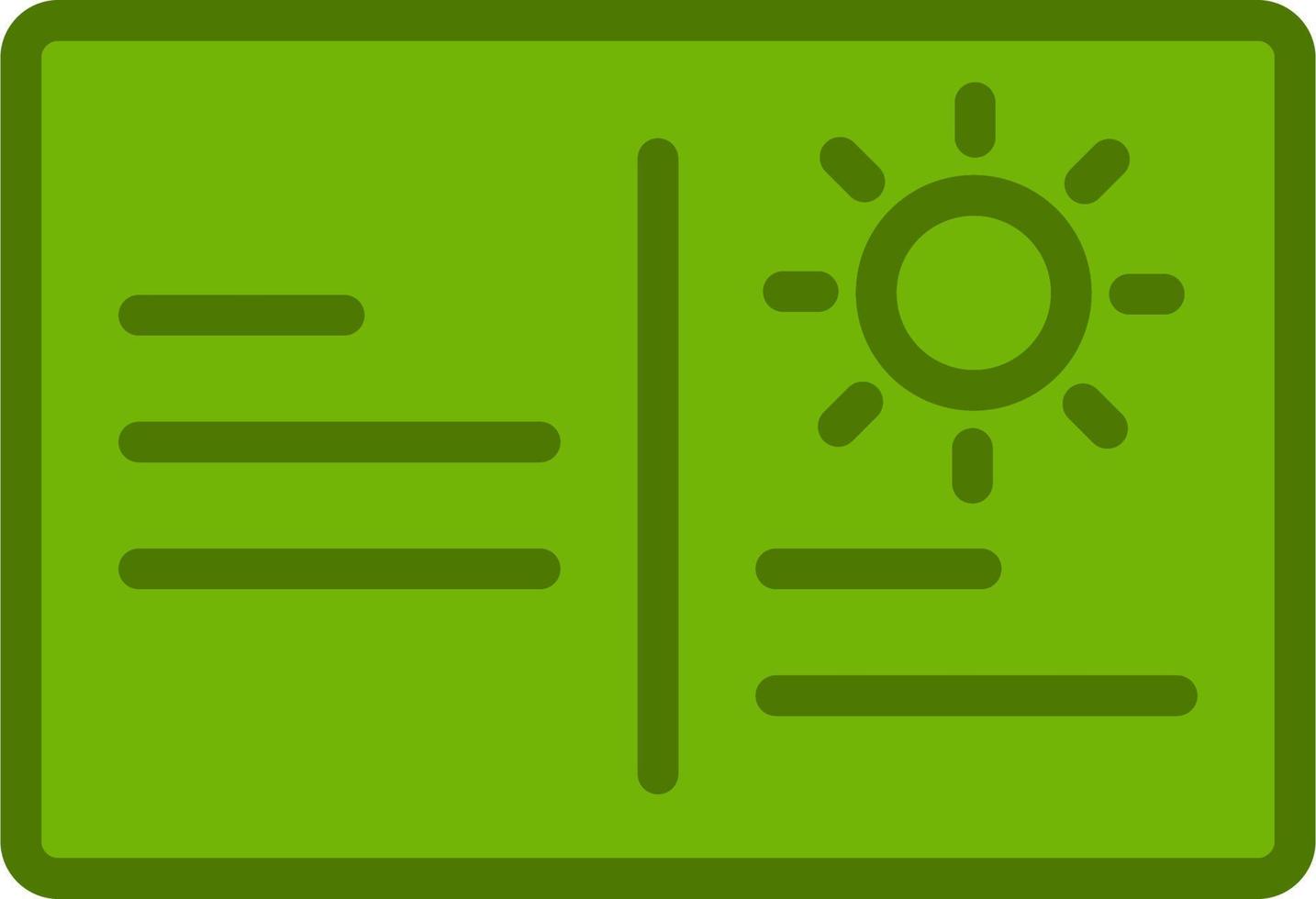 Postcard Vector Icon