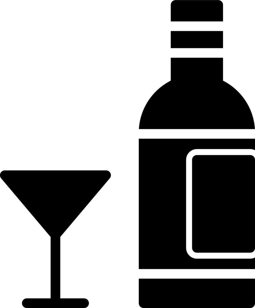 icono de vector de alcohol