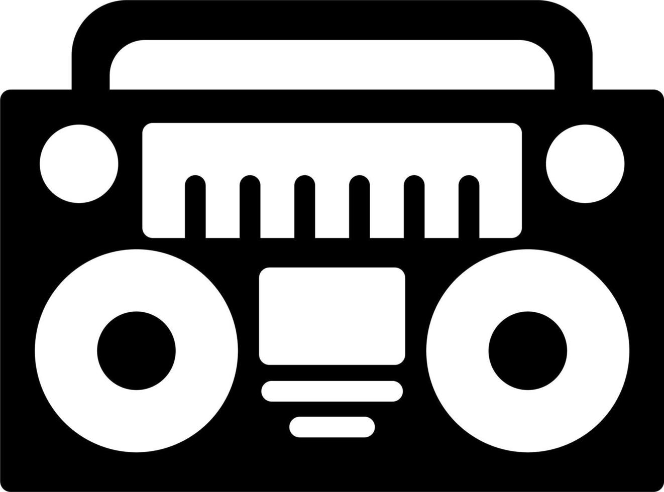 Radio Tape Vector Icon