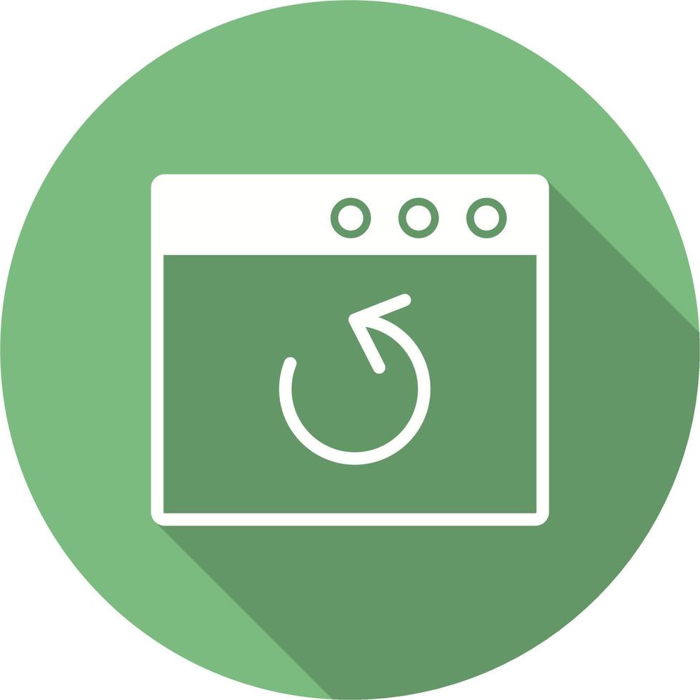 Browser Backup Vector Icon