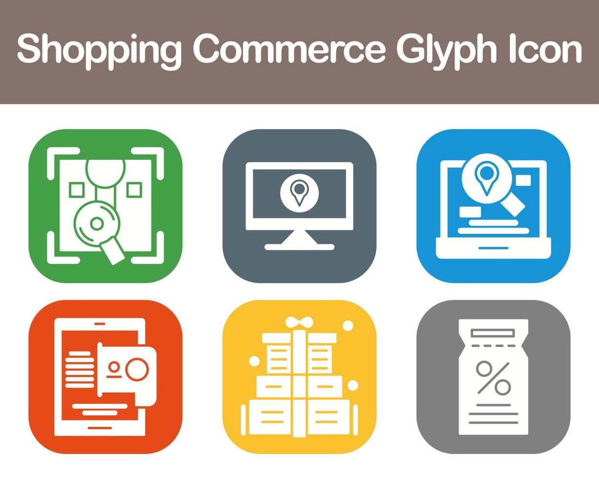 Shopping Commerce Vector Icon Set