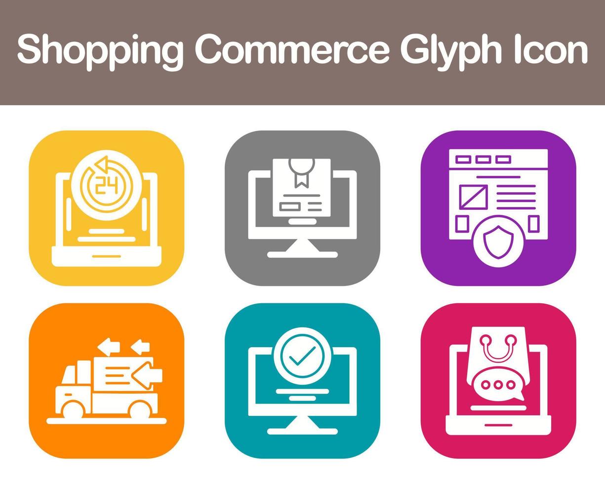 Shopping Commerce Vector Icon Set