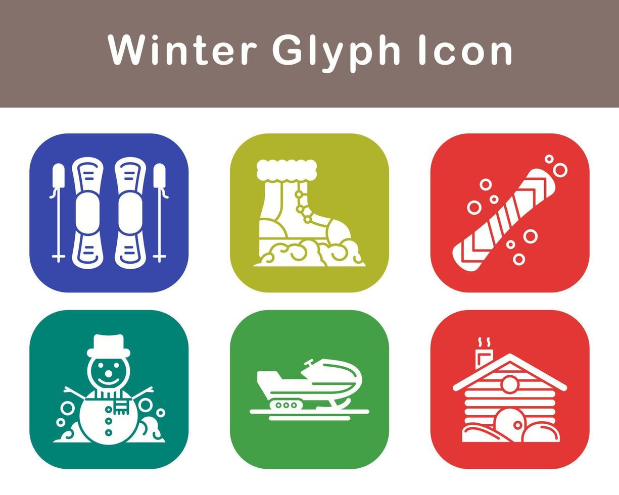 Winter Vector Icon Set