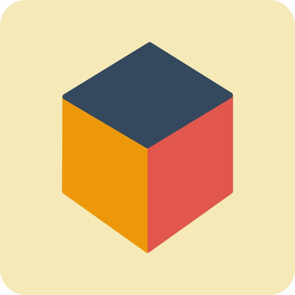 Cube Vector Icon