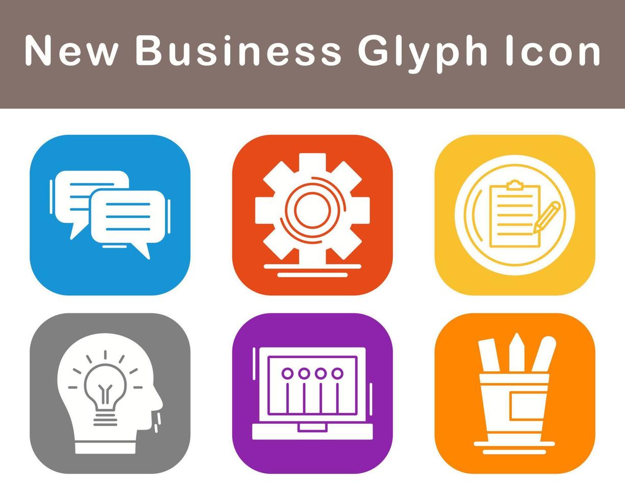 New Business Vector Icon Set