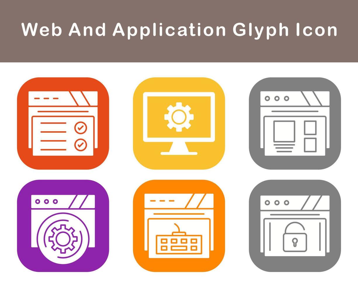 Web And Application Vector Icon Set
